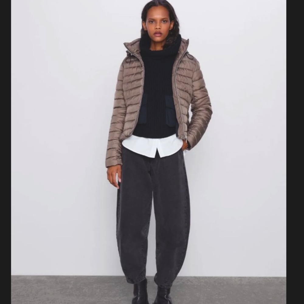 Zara Lightweight Puffer Jacket